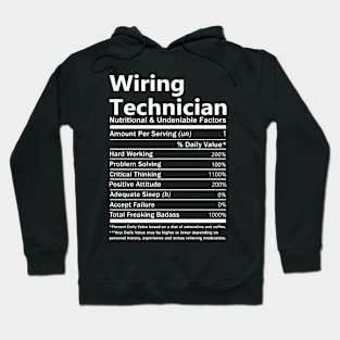 Wiring Technician T Shirt - Nutritional and Undeniable Factors Gift Item Tee Hoodie